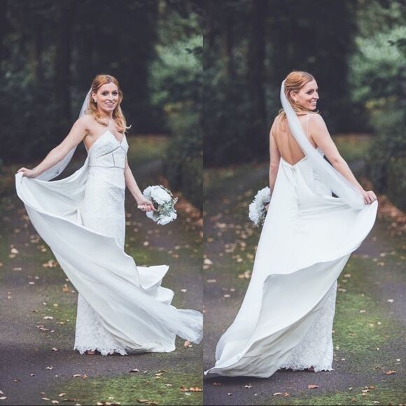 Self-Portrait Angelica Bridal Maxi Dress - Picture 1 of 12